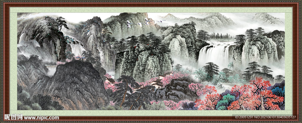 客厅中堂画