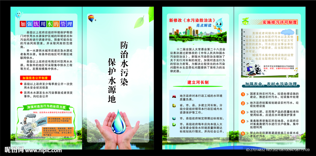 水污染防治折页