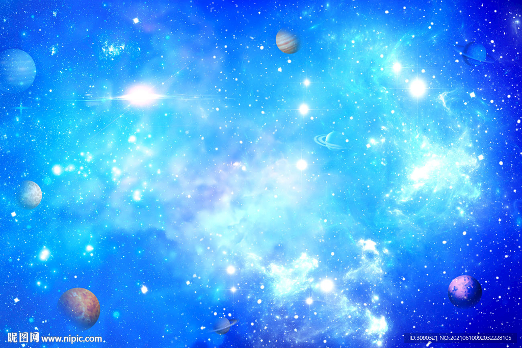 梦幻太空背景