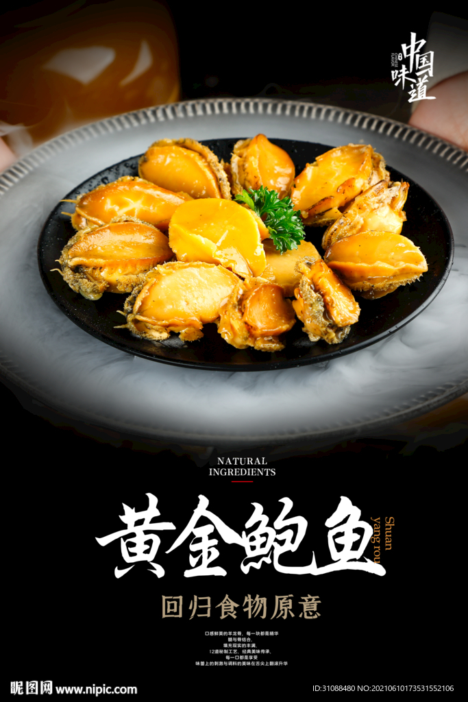 黄金鲍鱼海报