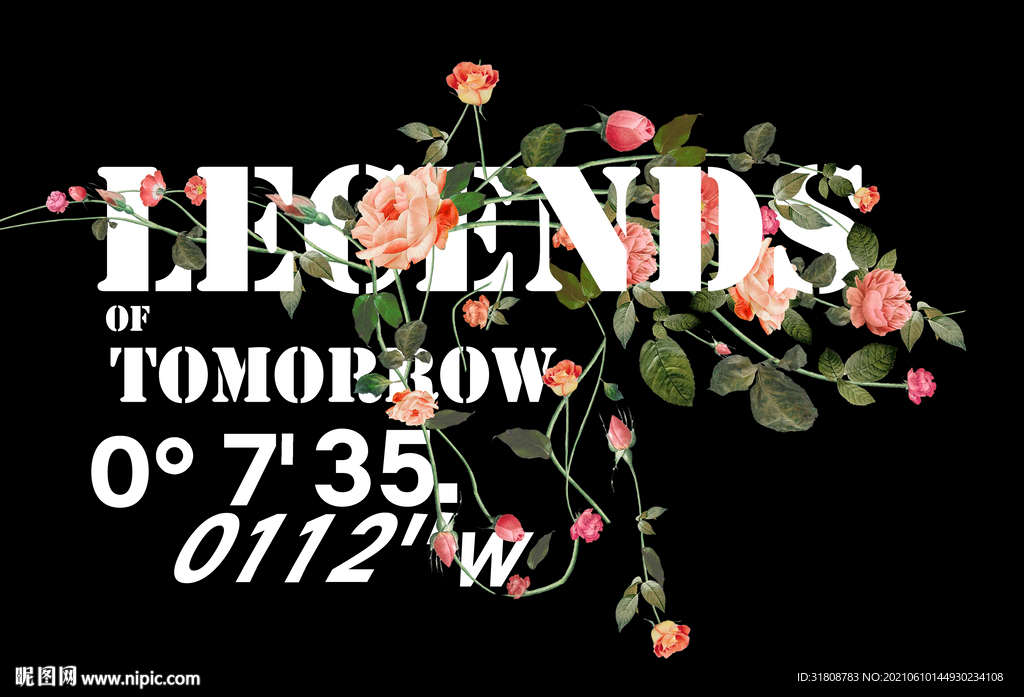 潮牌新款烫画图案