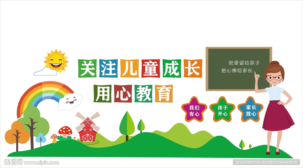 幼儿园文化墙
