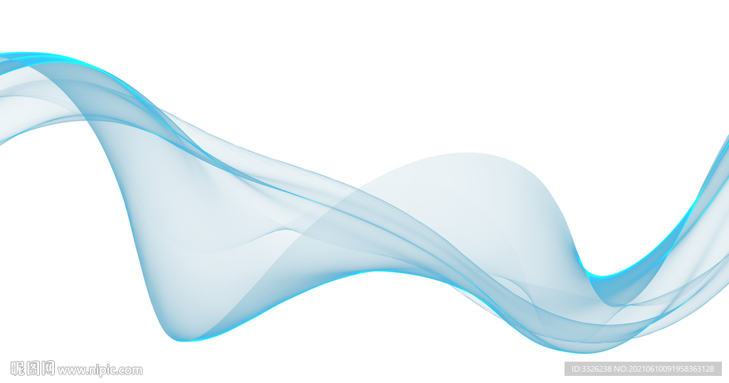 免扣线条素材创意蓝色线条