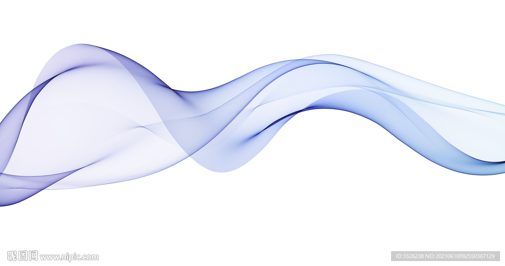 免扣线条素材创意蓝色线条