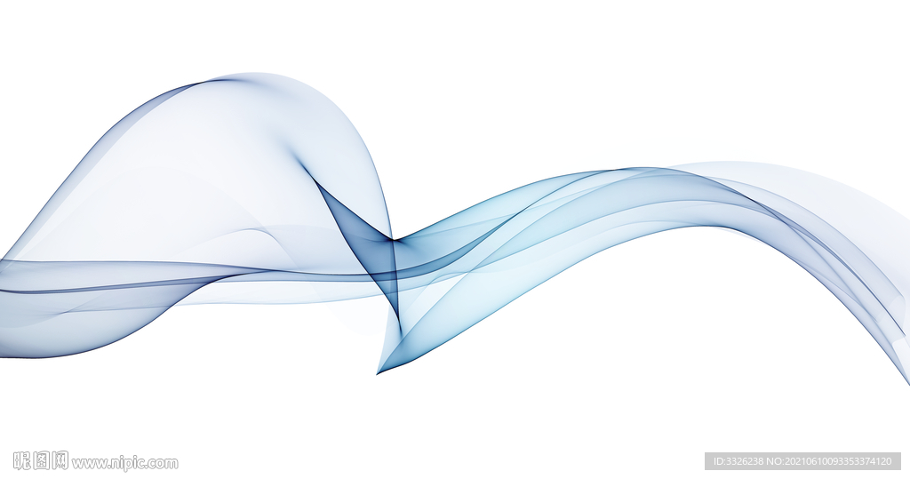 免扣线条素材创意蓝色线条