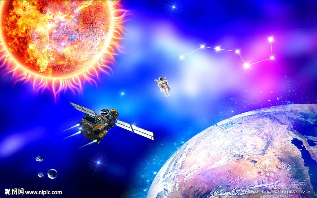 星空星系太阳系