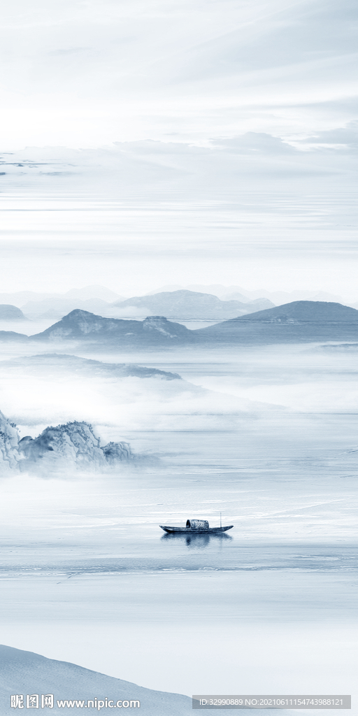 高端新山水玄关画新画 