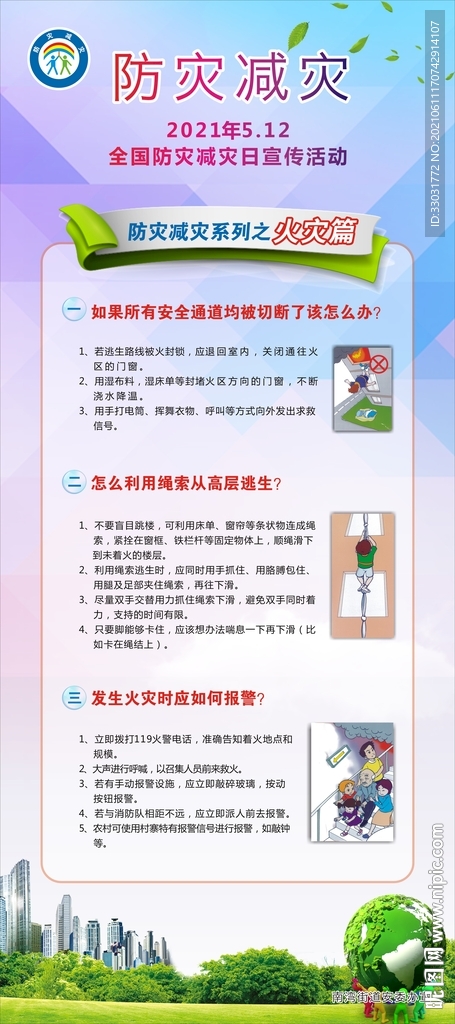 火灾宣传知识展板