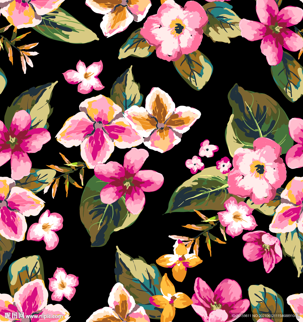 手绘花
