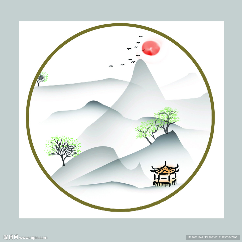 山水画