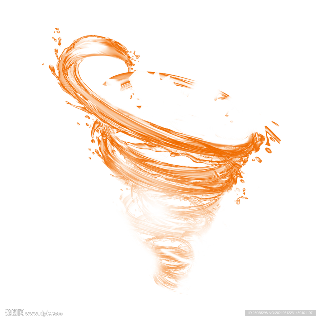 喷洒水花装饰卡通水元素