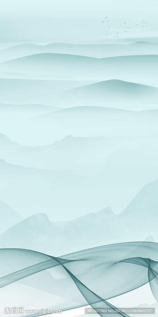 意境 新玄关画山水 TIF分层