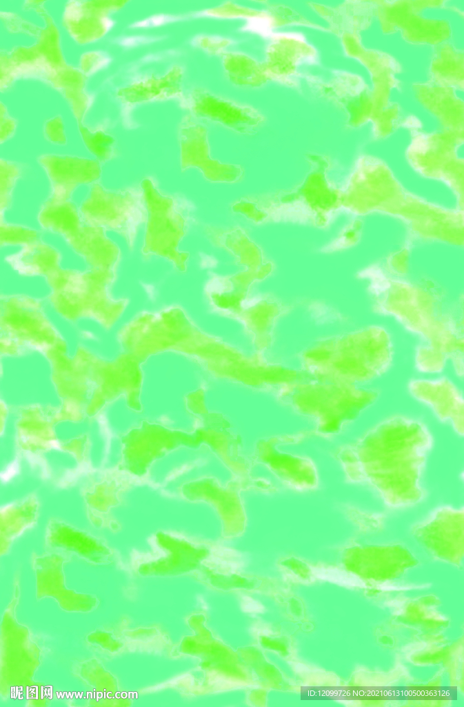 数码印花扎染绿色