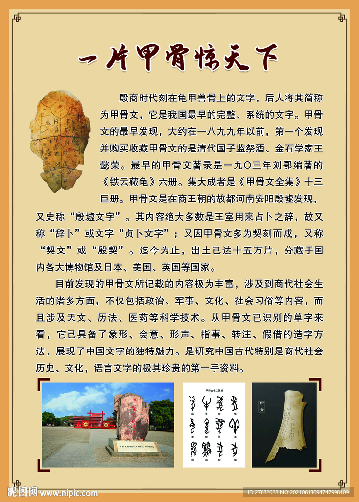 一片甲骨惊天下
