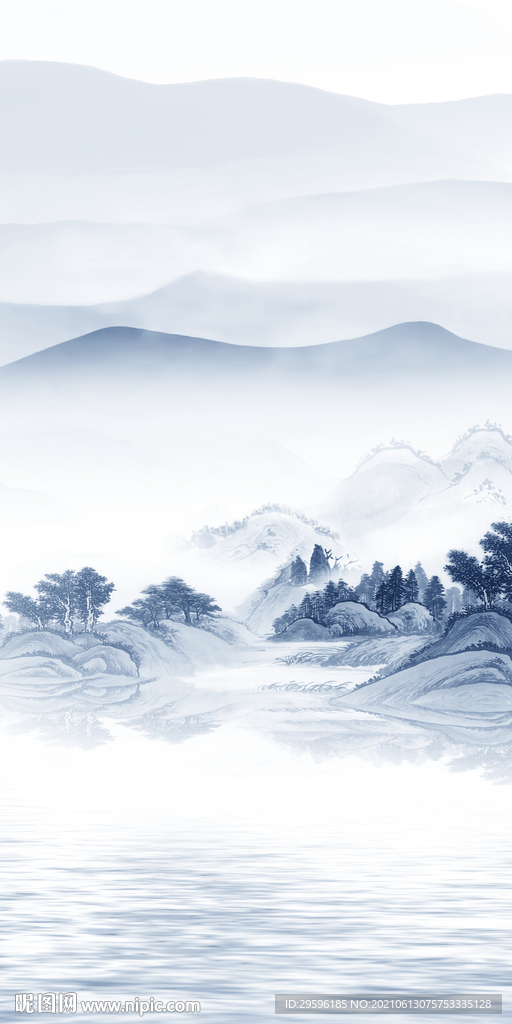 高清山水新画 tif玄关分层