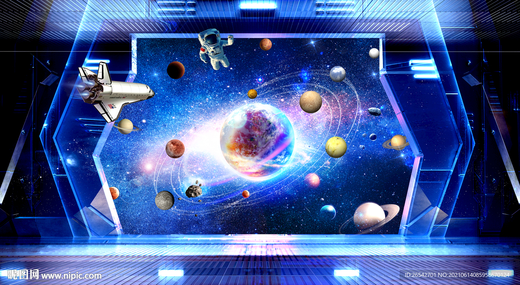 宇宙星空演出背景