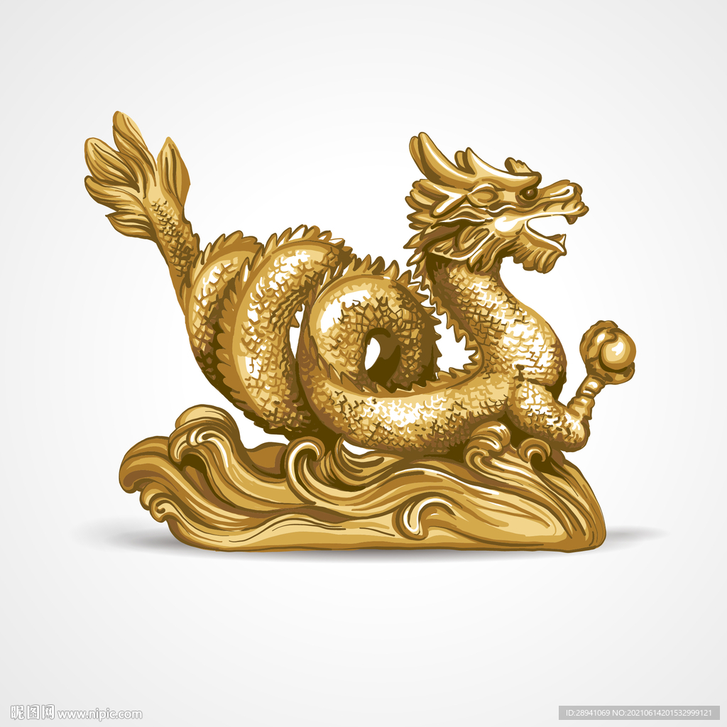 插画素材 龙