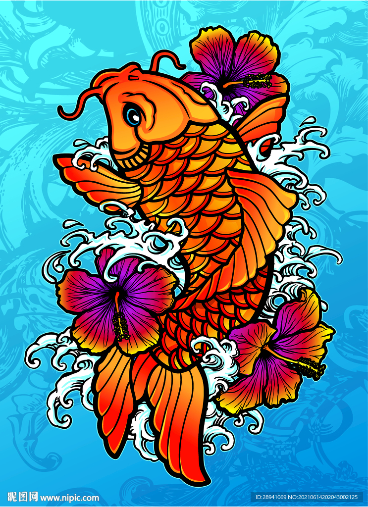 插画素材 纹身图案