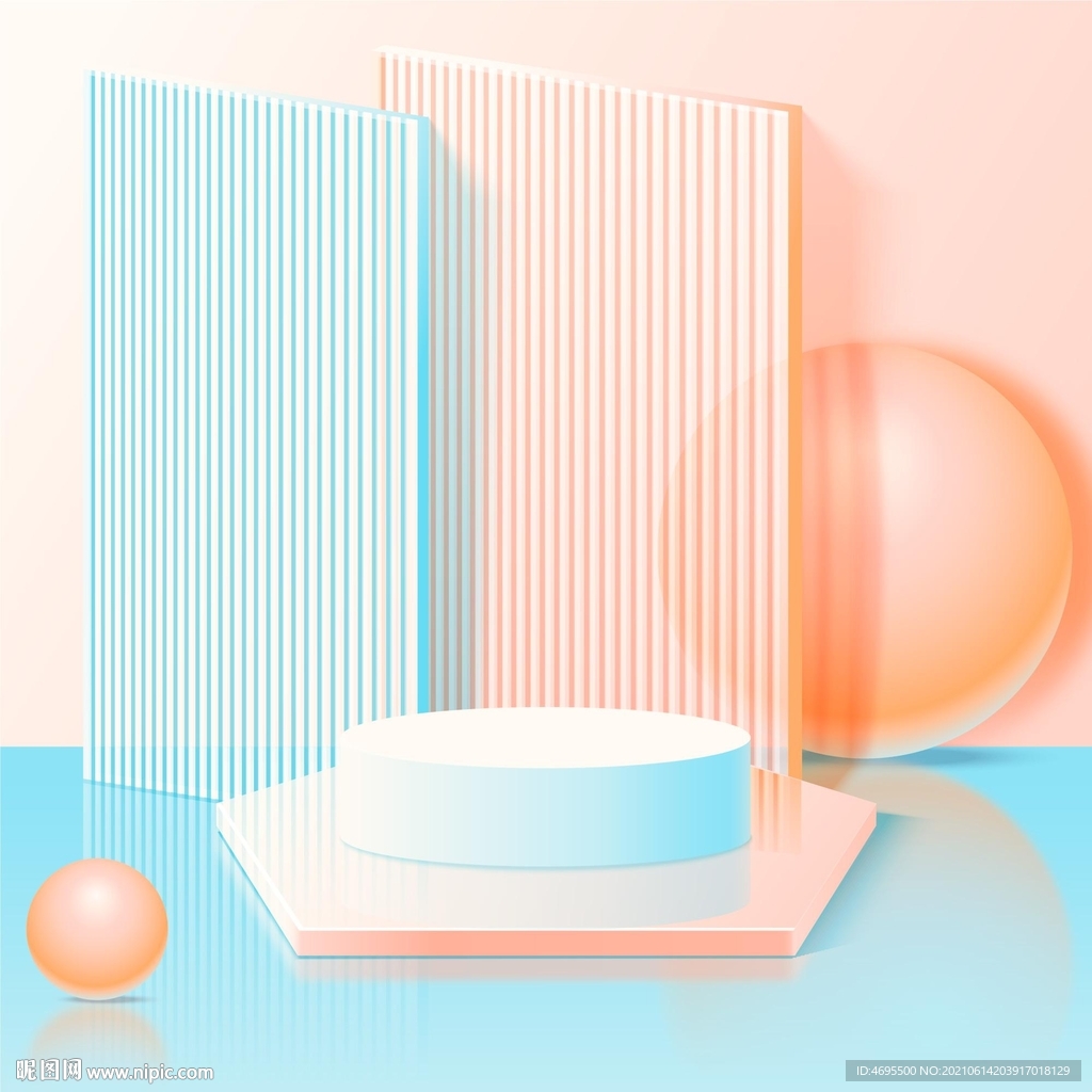 3D产品展示背景板模板素材