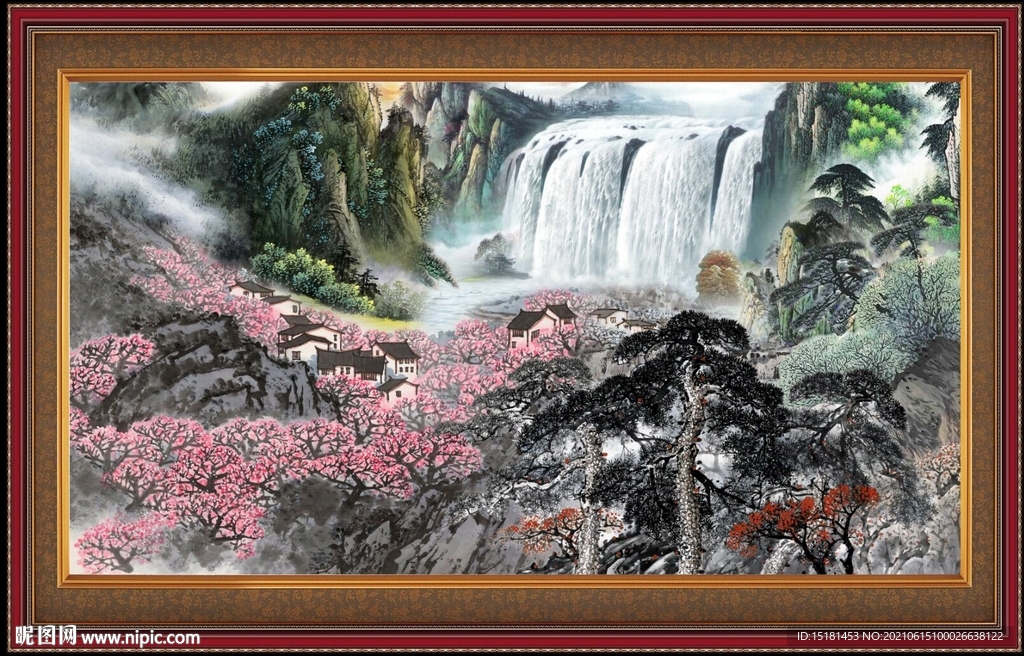 国画山水 