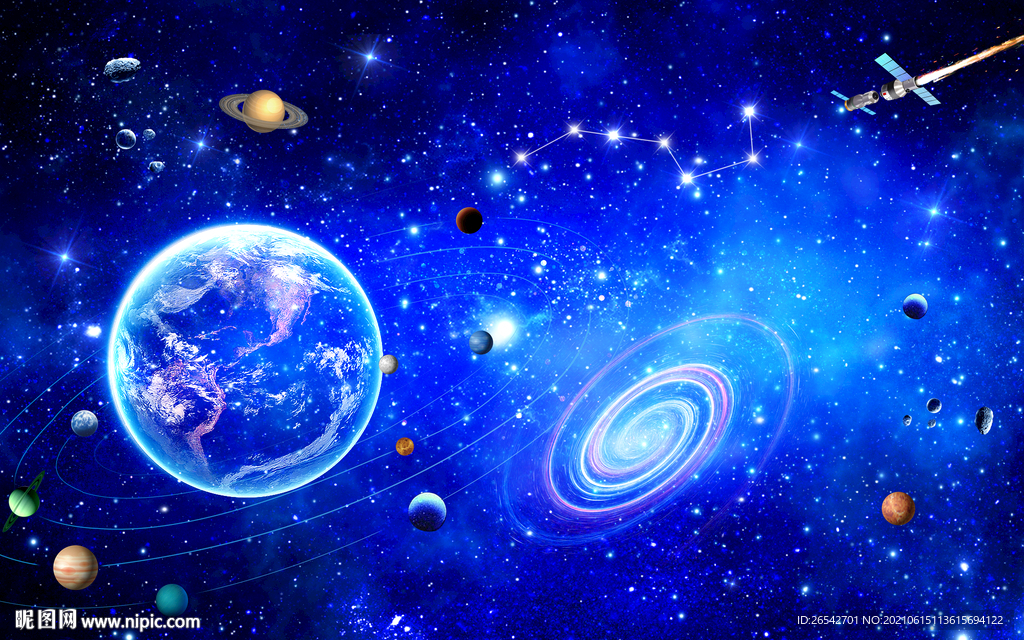 蓝色星空