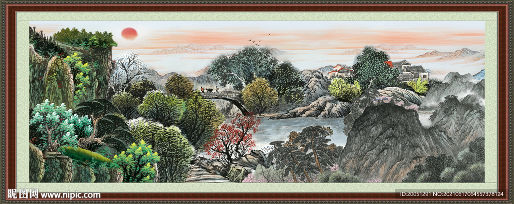 国画风景 