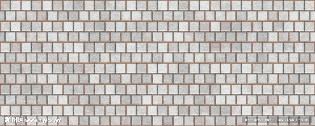 白色方块墙砖