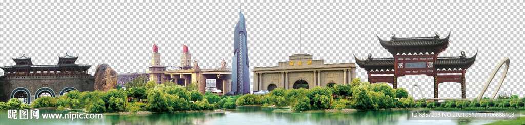 南京城市地标性建筑图