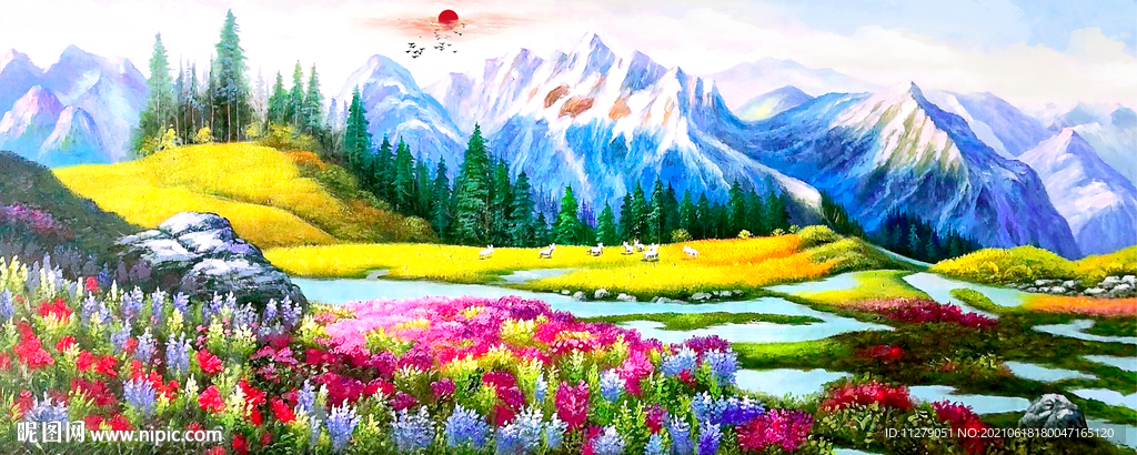 雪山风景