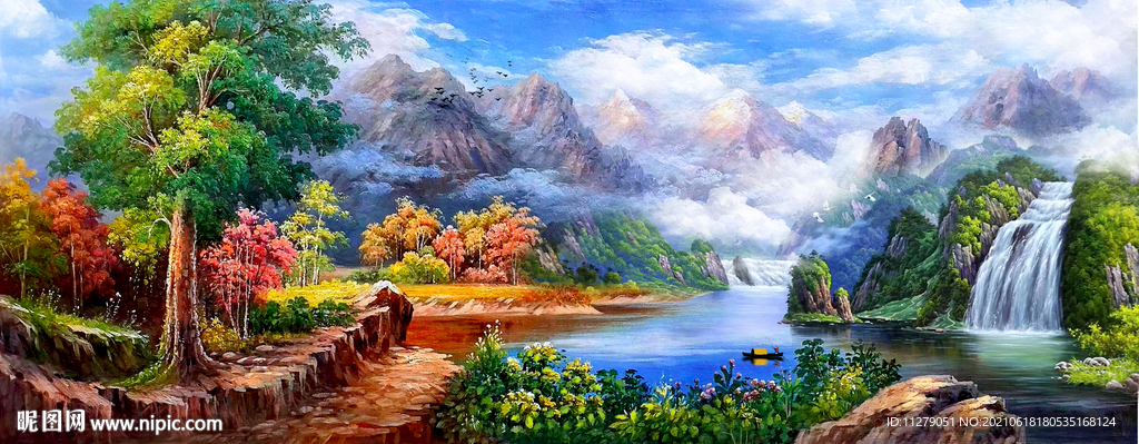 山水风景画
