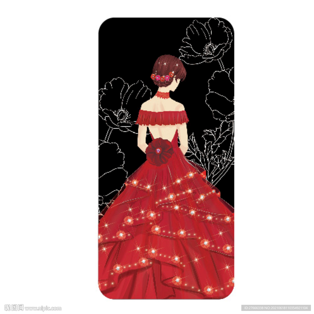 芙蓉背影