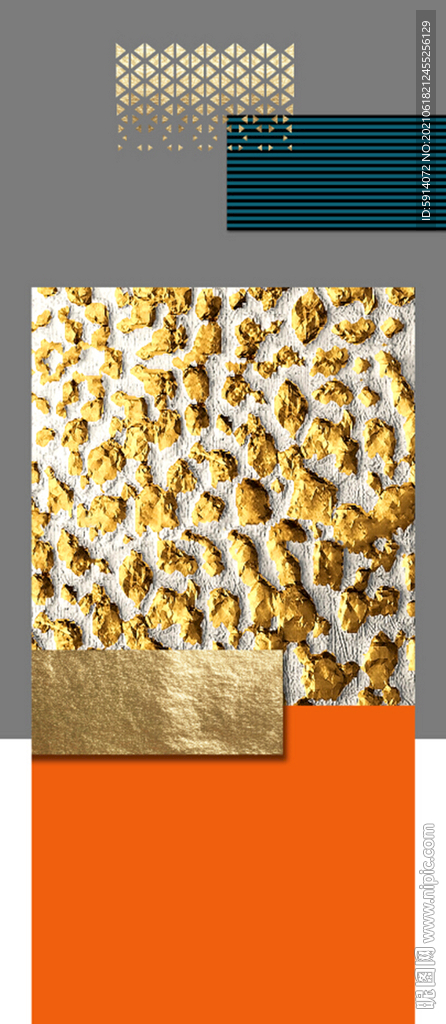 装饰画 晶瓷画 金箔画