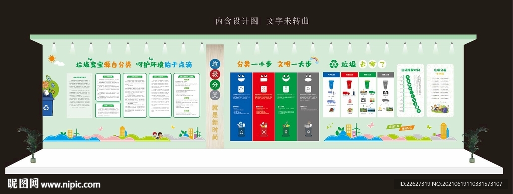 垃圾分类墙面