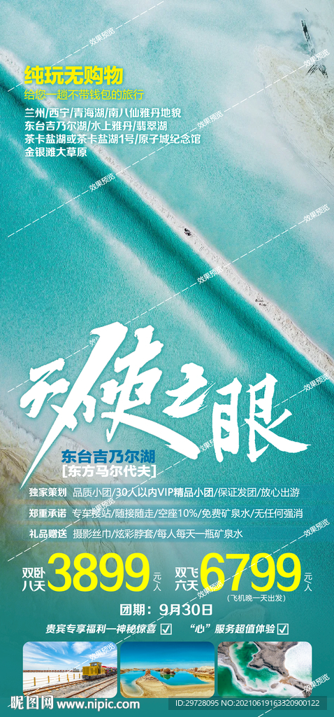 西北旅游海报 青海甘肃宁夏胡杨