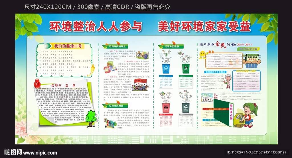环境整治宣传栏
