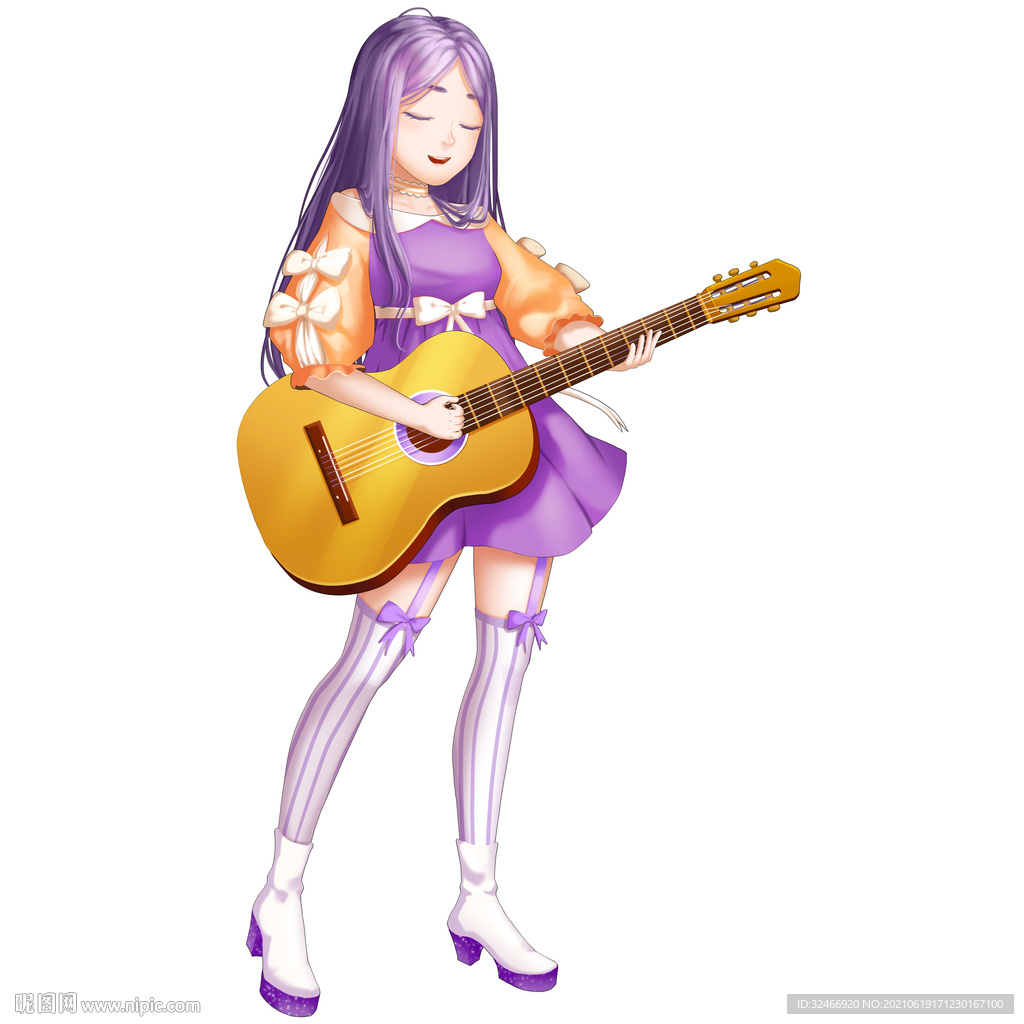音乐女角色
