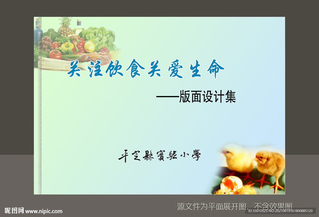 关注饮食关爱生命手抄报封皮