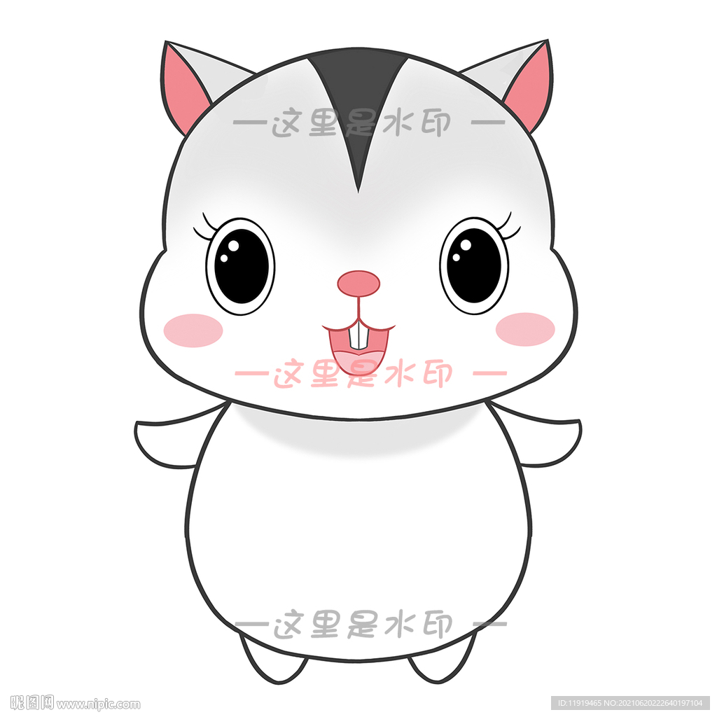 卡通仓鼠