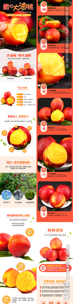 电商详情页油桃水果详情