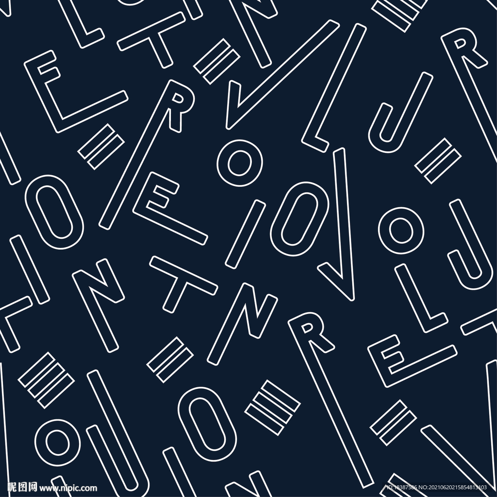 矢量字母