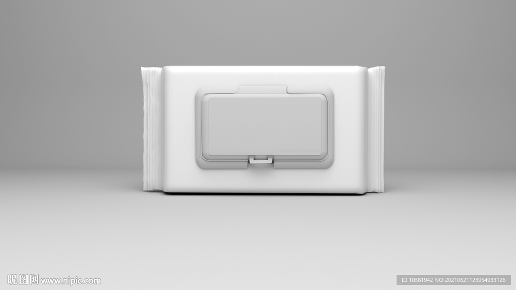 湿巾包装效果图C4D