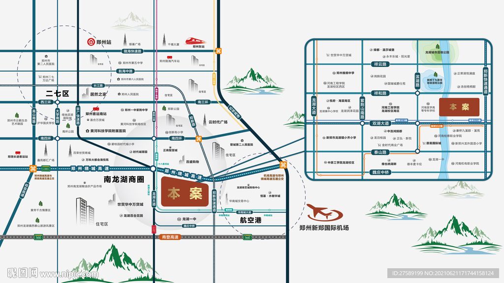 区位图