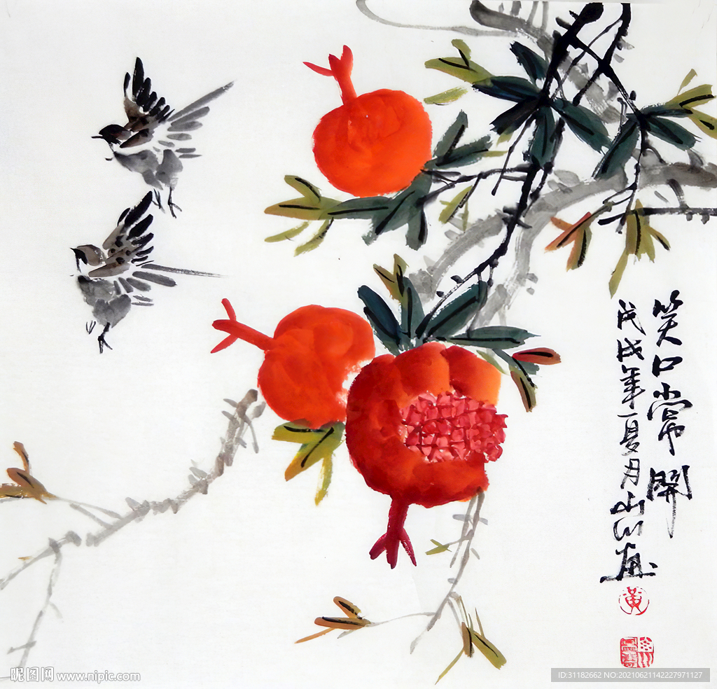 石榴图