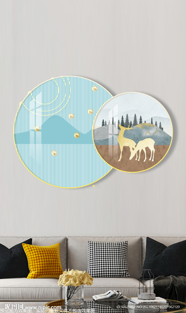 装饰画现代客厅挂画一路高升