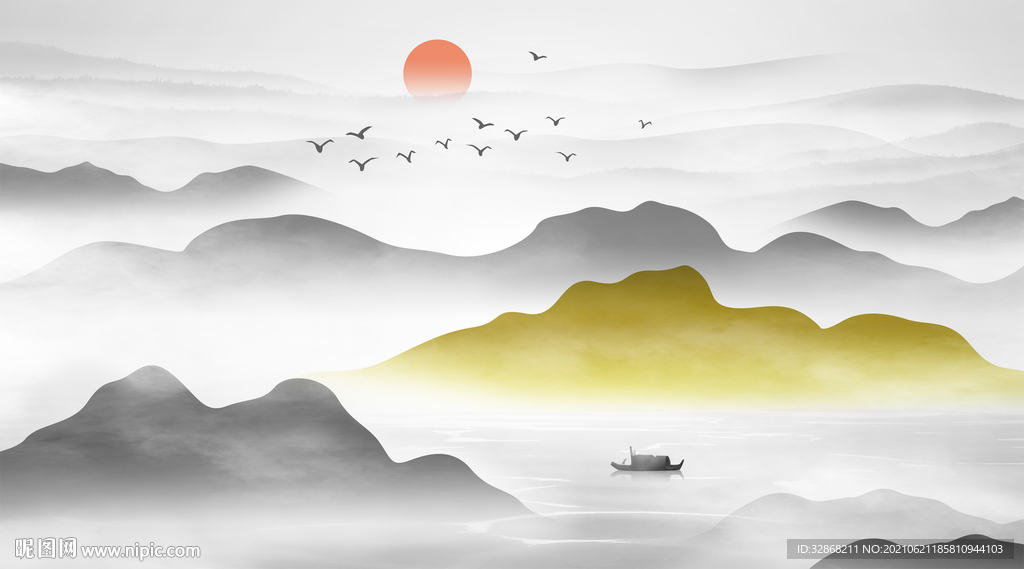 水墨画