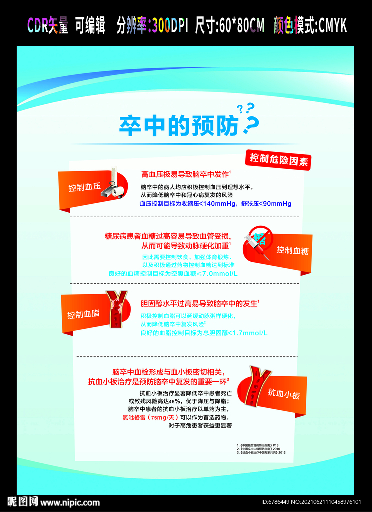世界脑卒中日 脑卒中防治宣传栏