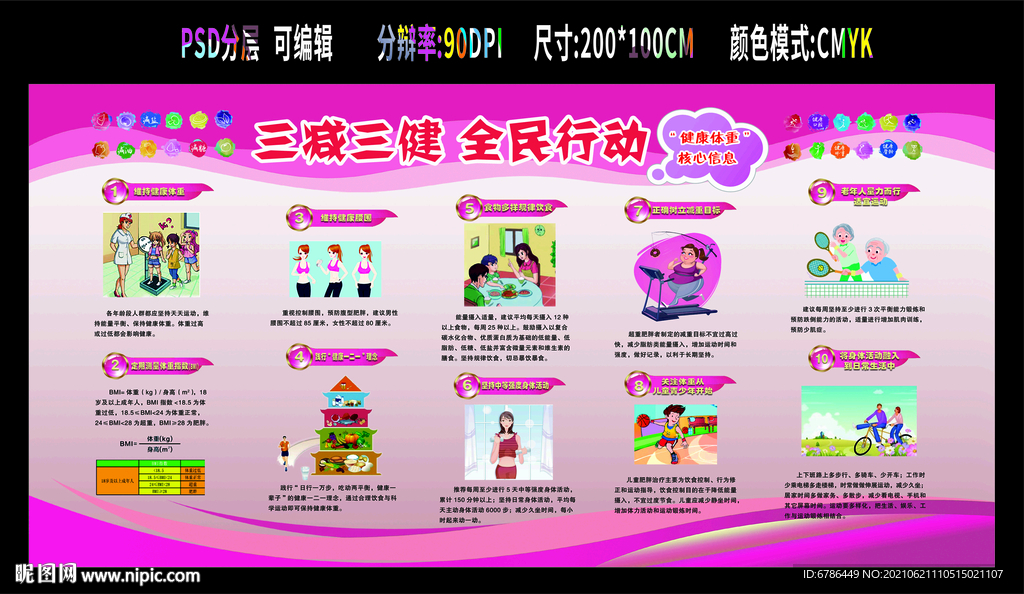 三减三健 全民行动 健康中国