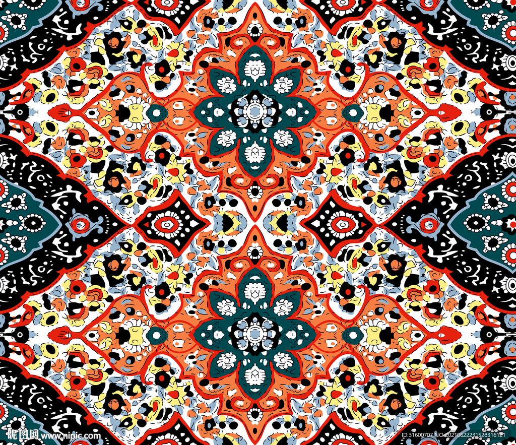 民族风印花图案