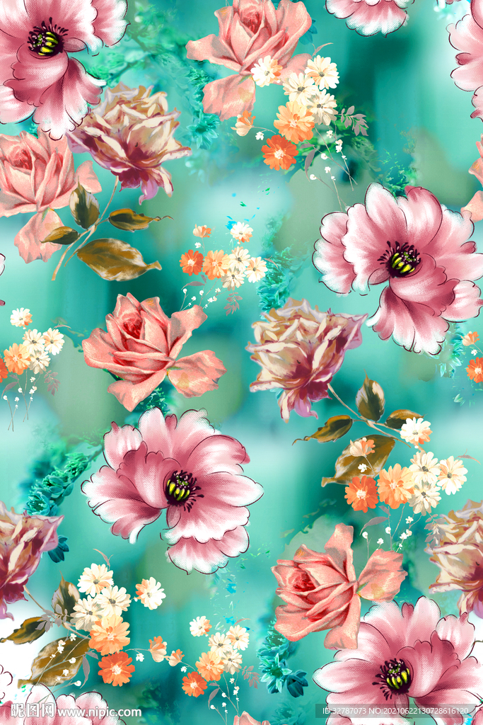 手绘花