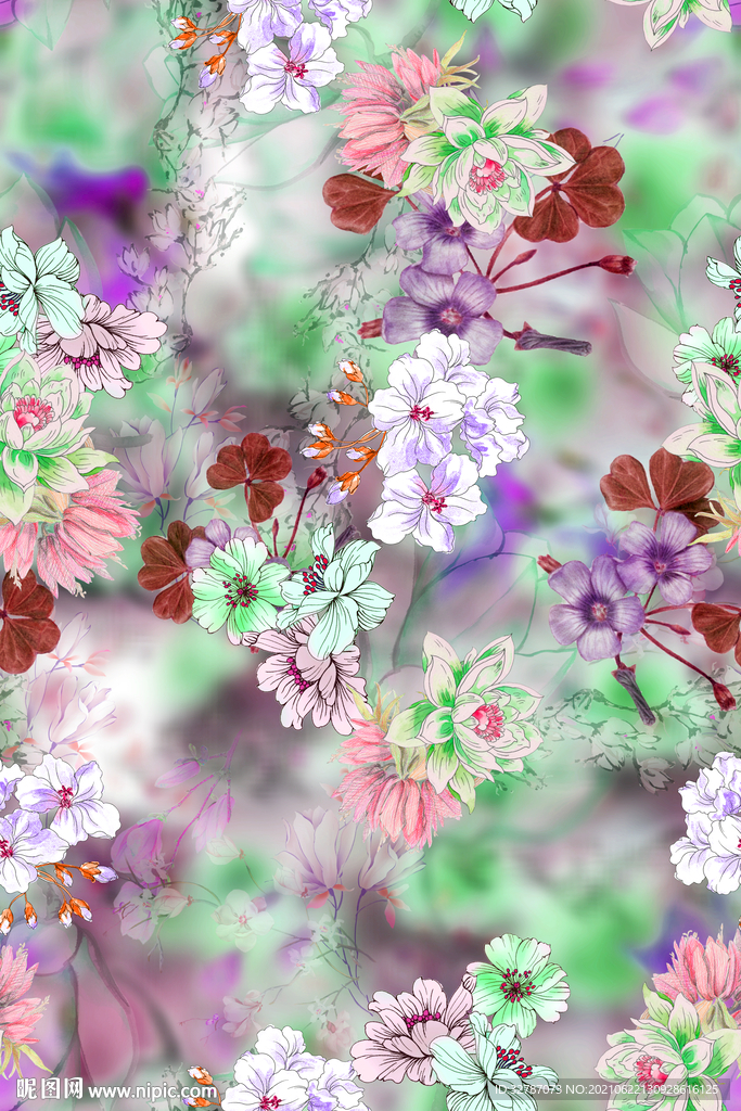 手绘花